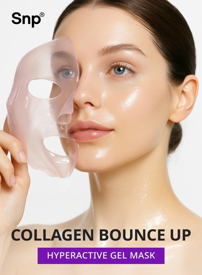 SNP 10,000ppm Deep Collagen + PDRN + Retinol Hydrogel Mask | 8 Layer 125Da Collagen Face Mask | Overnight Facial Mask | Patent Skin Hydration | Hydrating Facial Mask | Face Mask Skin Care | 4 Sheets - Image 2
